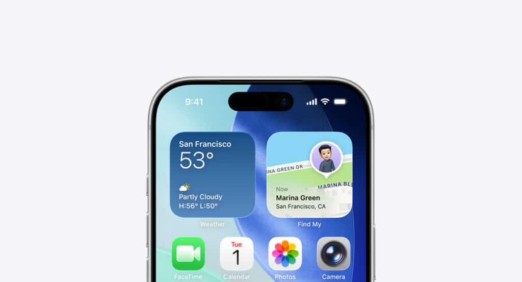an image showcasing liquid glass feature of ios 26 update
