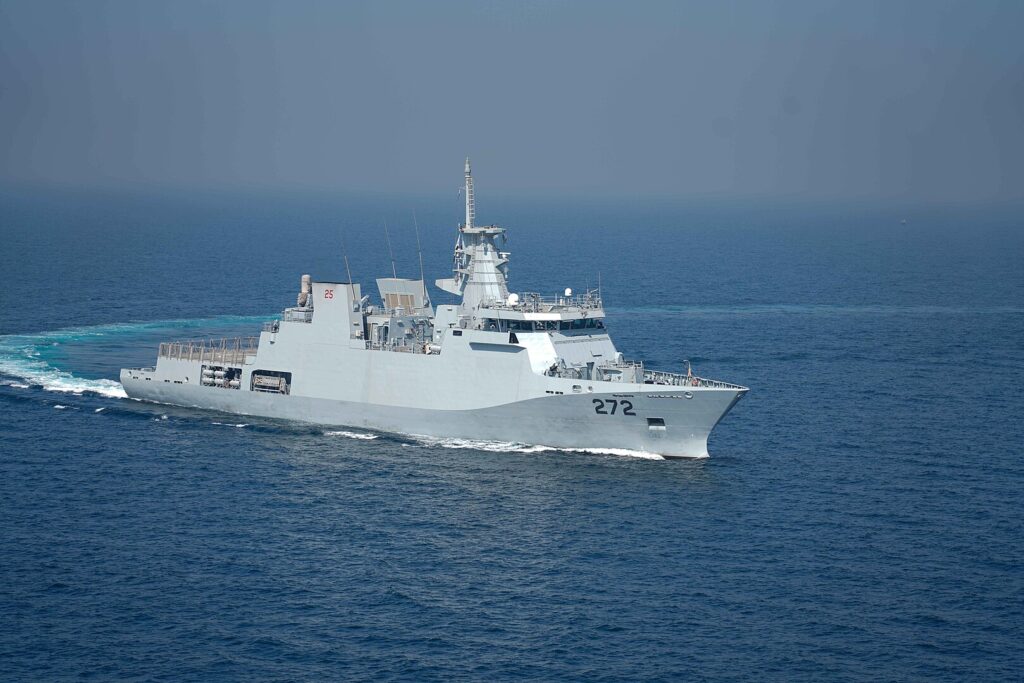 Yarmook Ship Pakistan Navy in Arabian Sea