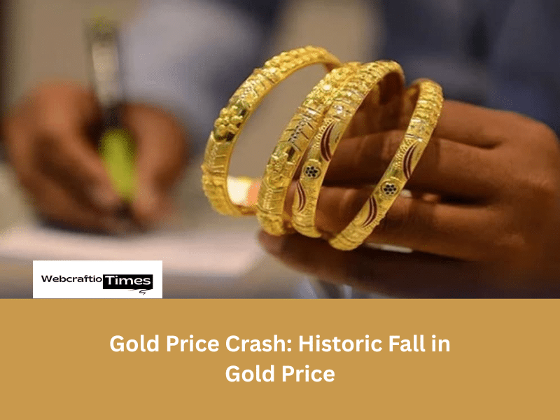 Gold Price Crash: Historic Fall in Gold Price