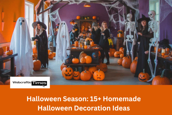 a home decorated in Halloween theme