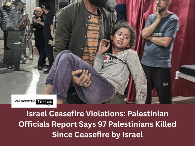 an injured palestinian girl,Israel Ceasefire Violations: Palestinian Officials Report Says 97 Palestinians Killed Since Ceasefire by Israel