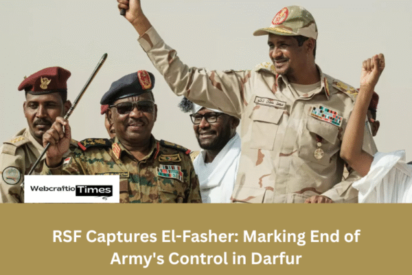 RSF Captures El-Fasher: Marking End of Army's Control in Darfur