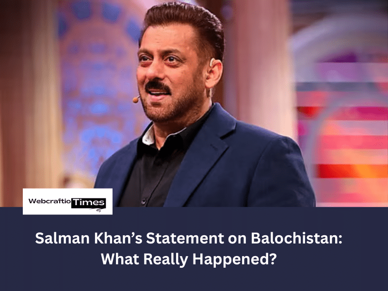 Salman Khan Picture, Salman Khan’s Statement on Balochistan: What Really Happened?