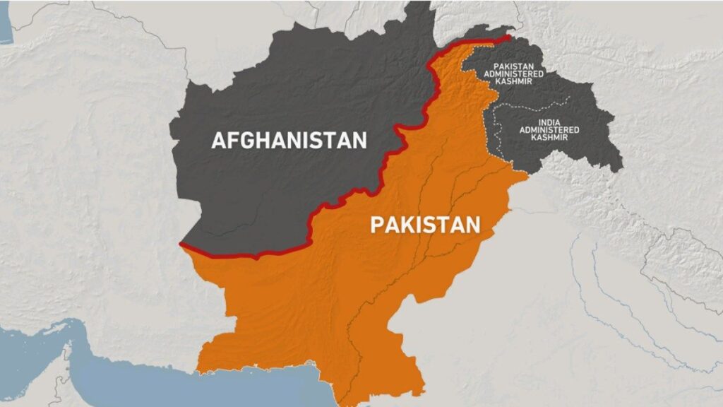 map of pakistan and afghanistan