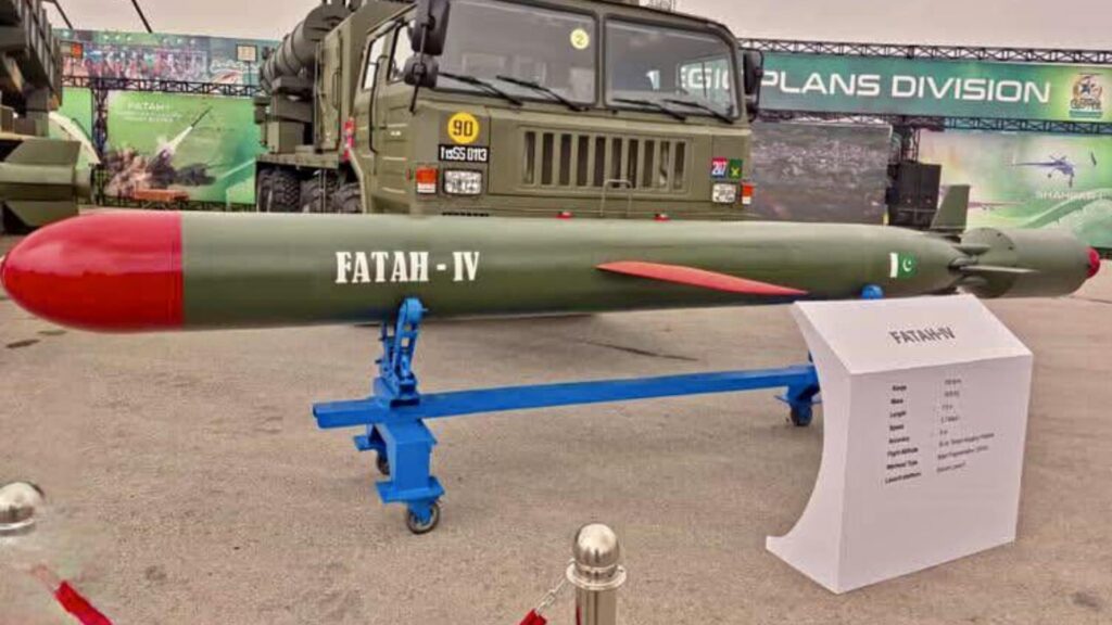 an image showcasing fatah 4 cruise missile