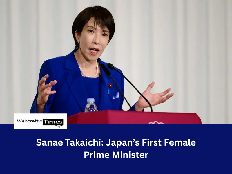 Sanae Takaichi: Japan’s First Female Prime Minister Giving Speech